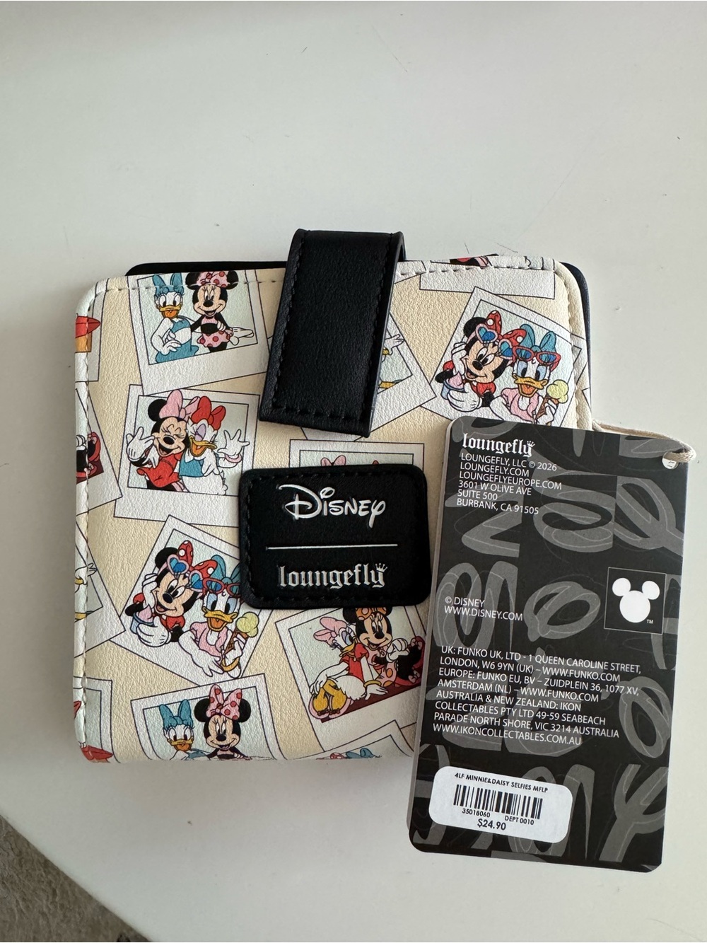 Loungefly x Disney Minnie & Friends Wallet - Cream